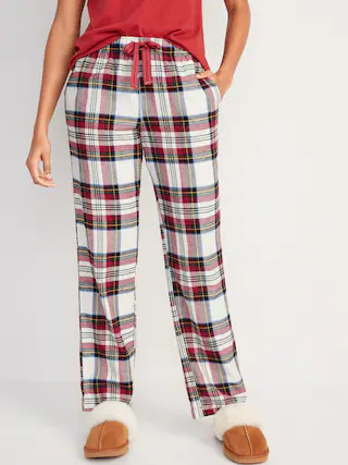 Printed Flannel Pajama Pants for Women | Old Navy (US)