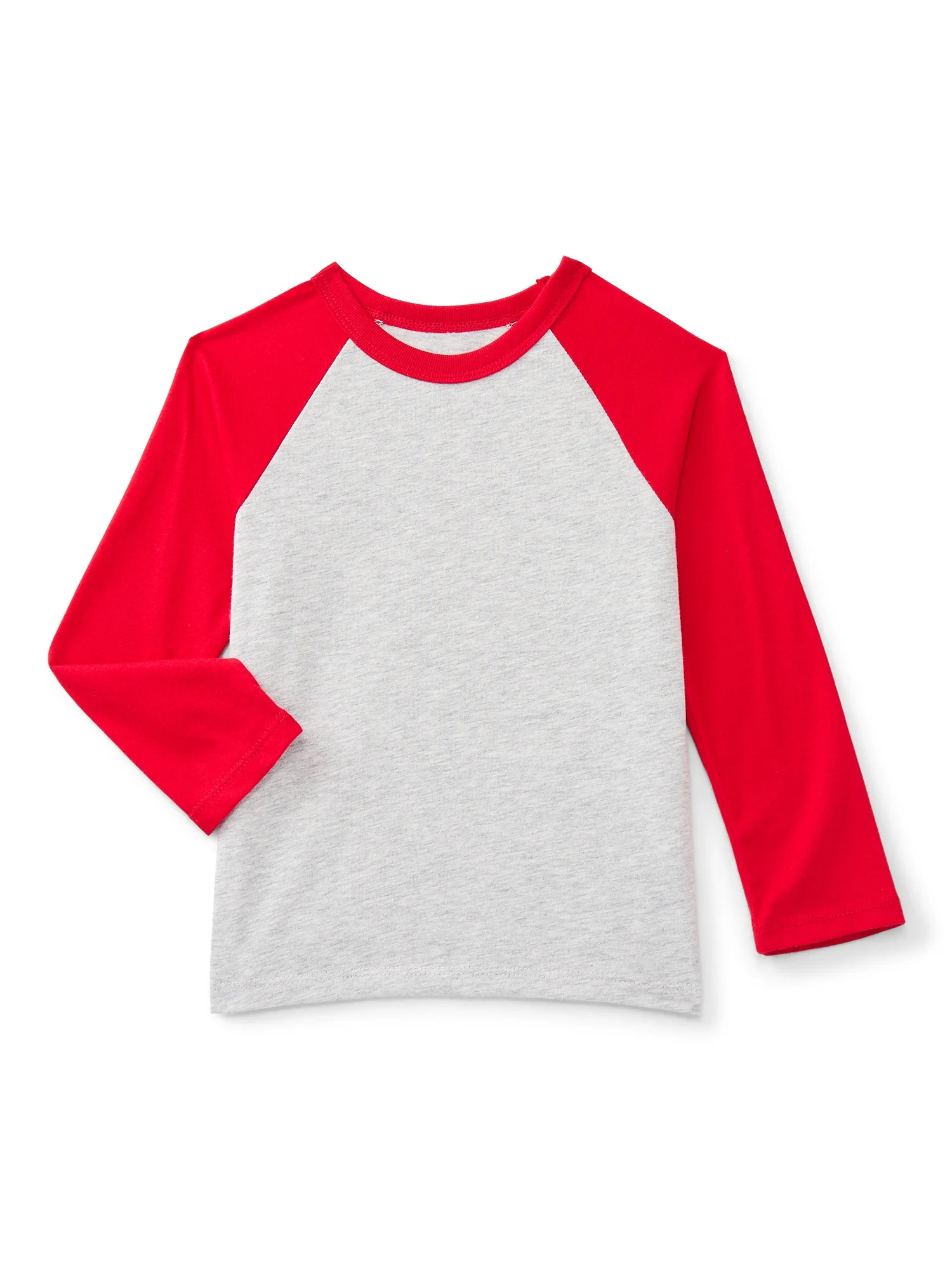 Wonder Nation Toddler Boys' Raglan Tee with Long Sleeves, Size 18M-5T | Walmart (US)