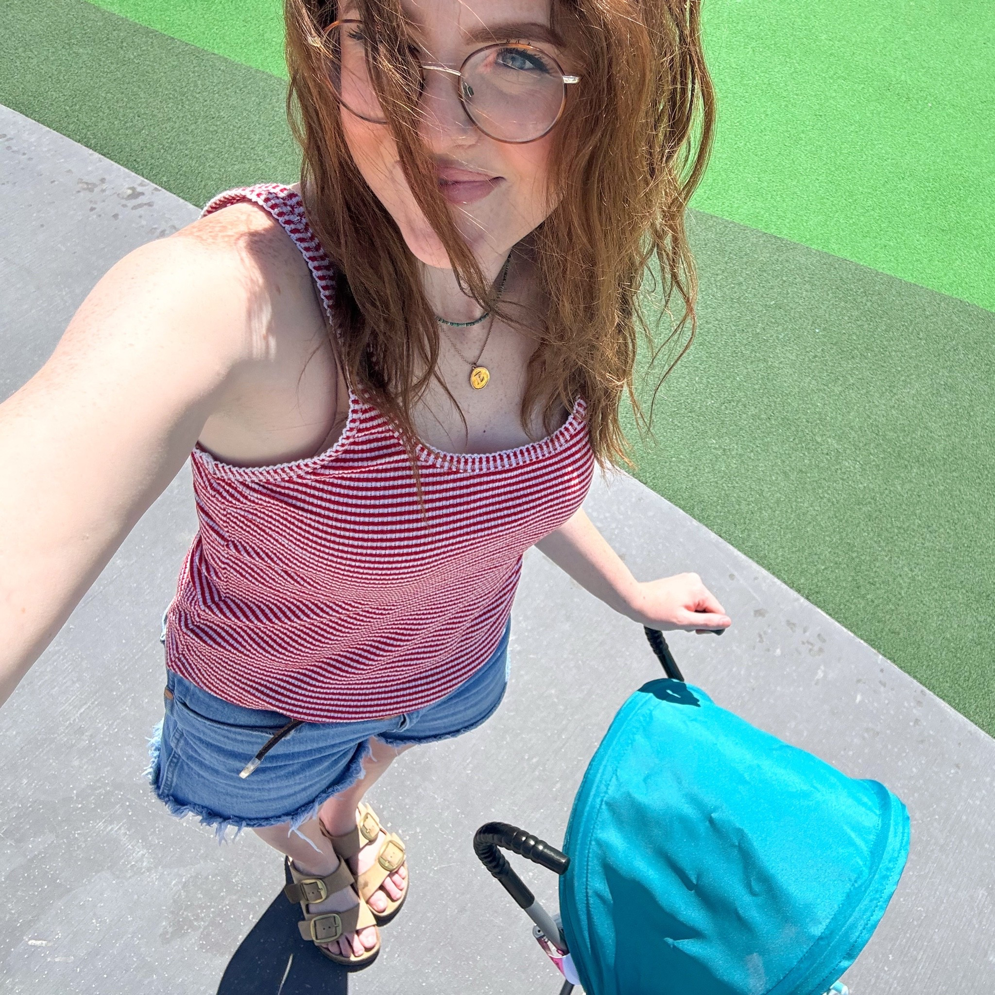 ☀️SUMMER DAYS☀️
This tank top and denim shorts are going to be on repeat all summer long! And of course I had to wear my favorite sandals

#LTKdayinmylife #LTKootd #LTKmomlife