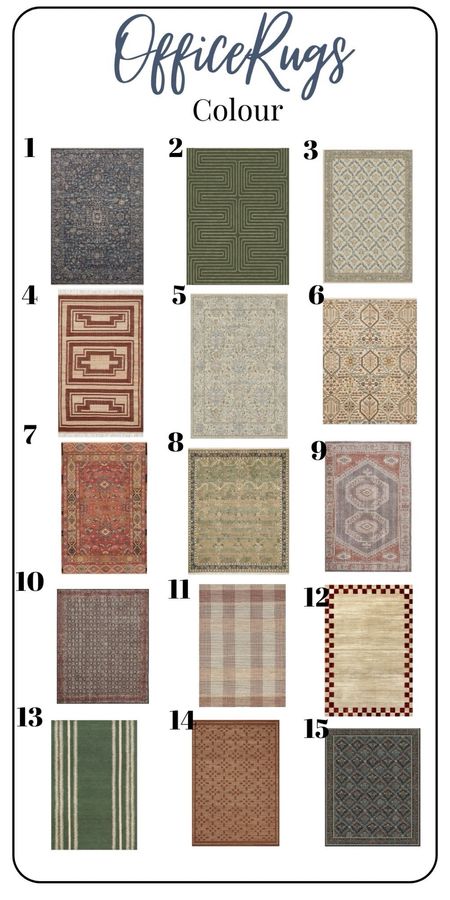 Rugs if you want to add a little colour!  

#LTKhome