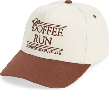 KenzKustomz Coffee Run Canvas Snapback Baseball Cap | Nordstrom | Nordstrom