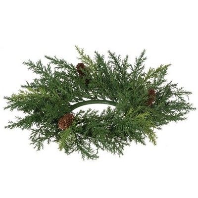 Sullivans Artificial Arborvitae Wreath | Target