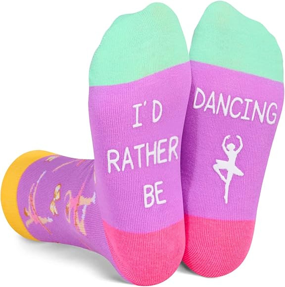 HAPPYPOP Boys Girls Kids Socks, Pickleball Volleyball Basketball Football Hockey Bike Gifts For B... | Amazon (US)