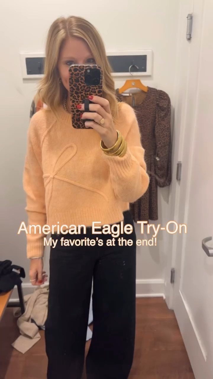 And it’s all 20% off! ❤️ 

The lighting was weird so the pinks and reds look weird but I found so many fun pieces for fall from @americaneagle 🍁 I’m in my normal size M in the tops but I sized up to a L in the button downs for an oversized fit. 

Use code FALL20LTK during checkout for the discount! 

#americaneagle #ae #aerie #fallfashion #ltkfashion #tryon #falloutfits