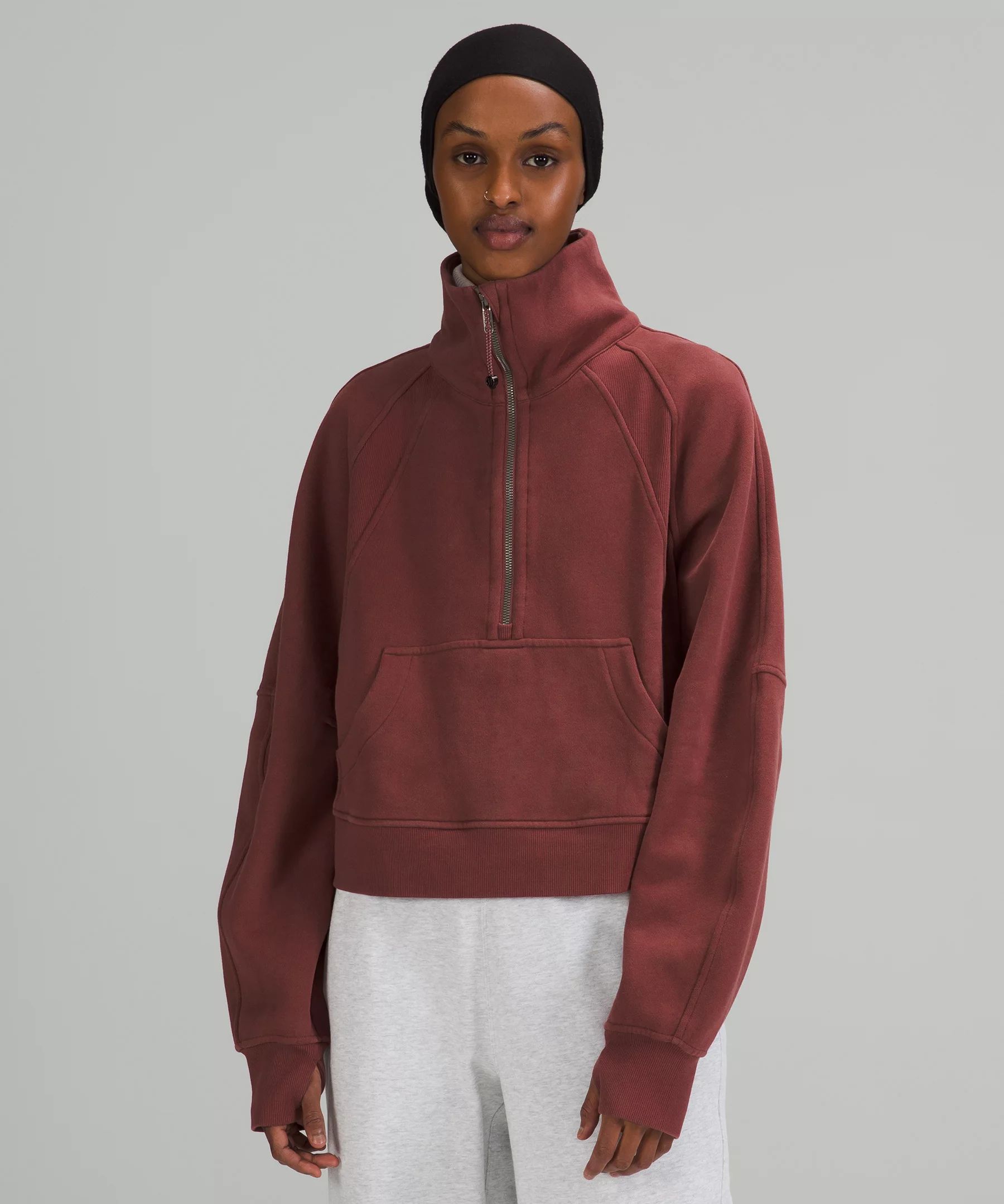 Scuba Oversized Funnel Neck Half-Zip | Women's Hoodies & Sweatshirts | lululemon | Lululemon (CA)