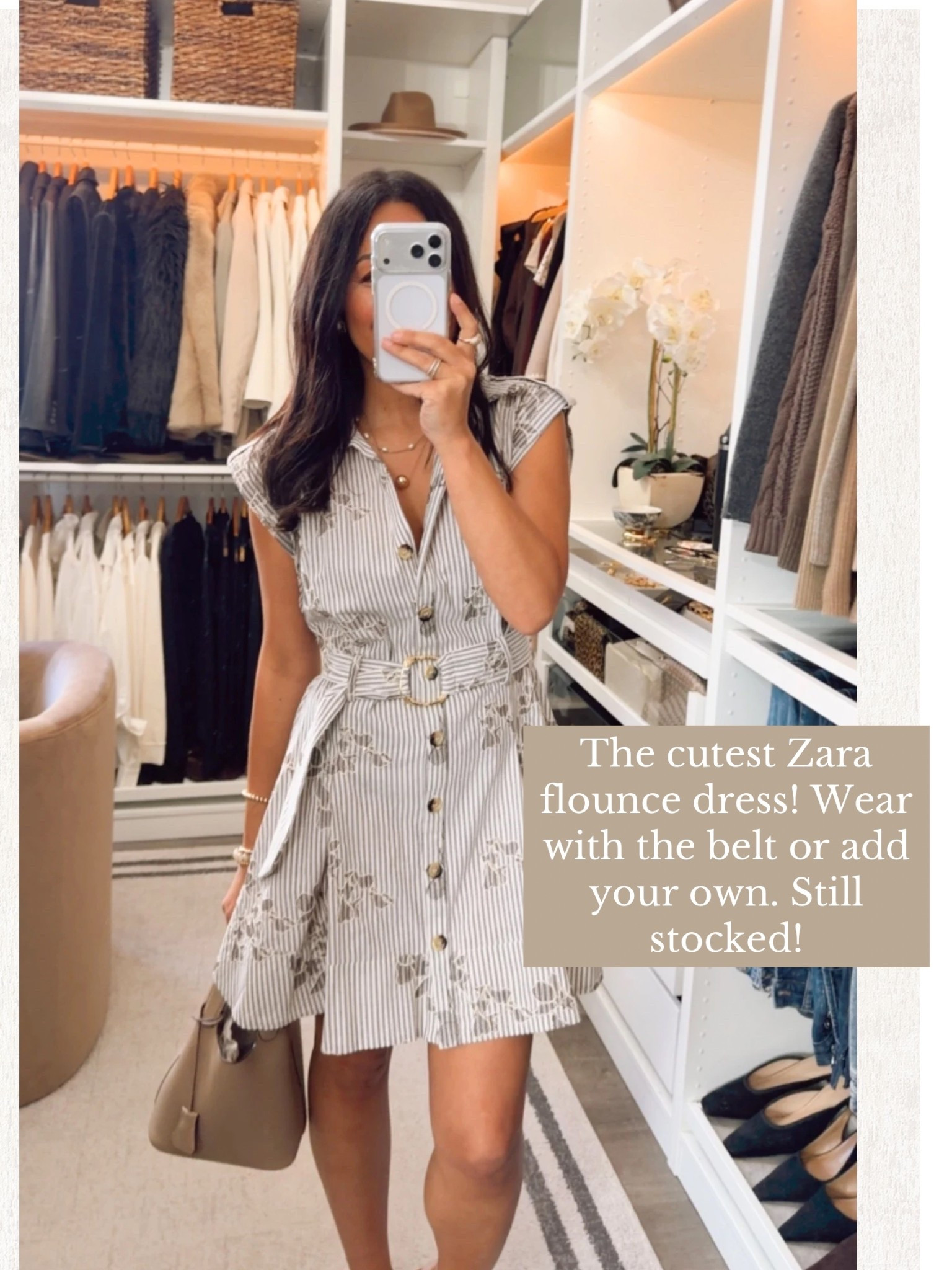 Zara dress! Wearing a medium 

#LTKOver40 #LTKootd