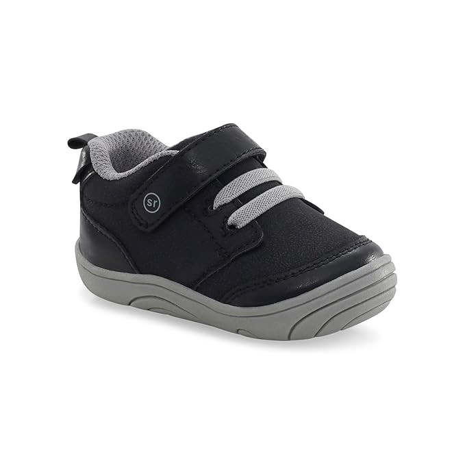 Stride Rite 360 Unisex Child Taye 2.0 First Walker Shoe, Black, 6 Infant | Amazon (US)