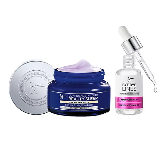 IT Cosmetics Confidence In Your Beauty Sleep & Bye Bye Lines Serum - QVC.com | QVC