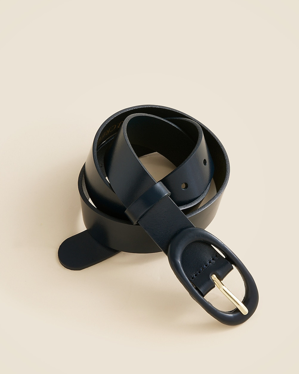 Tonal buckle belt in leather | J. Crew US