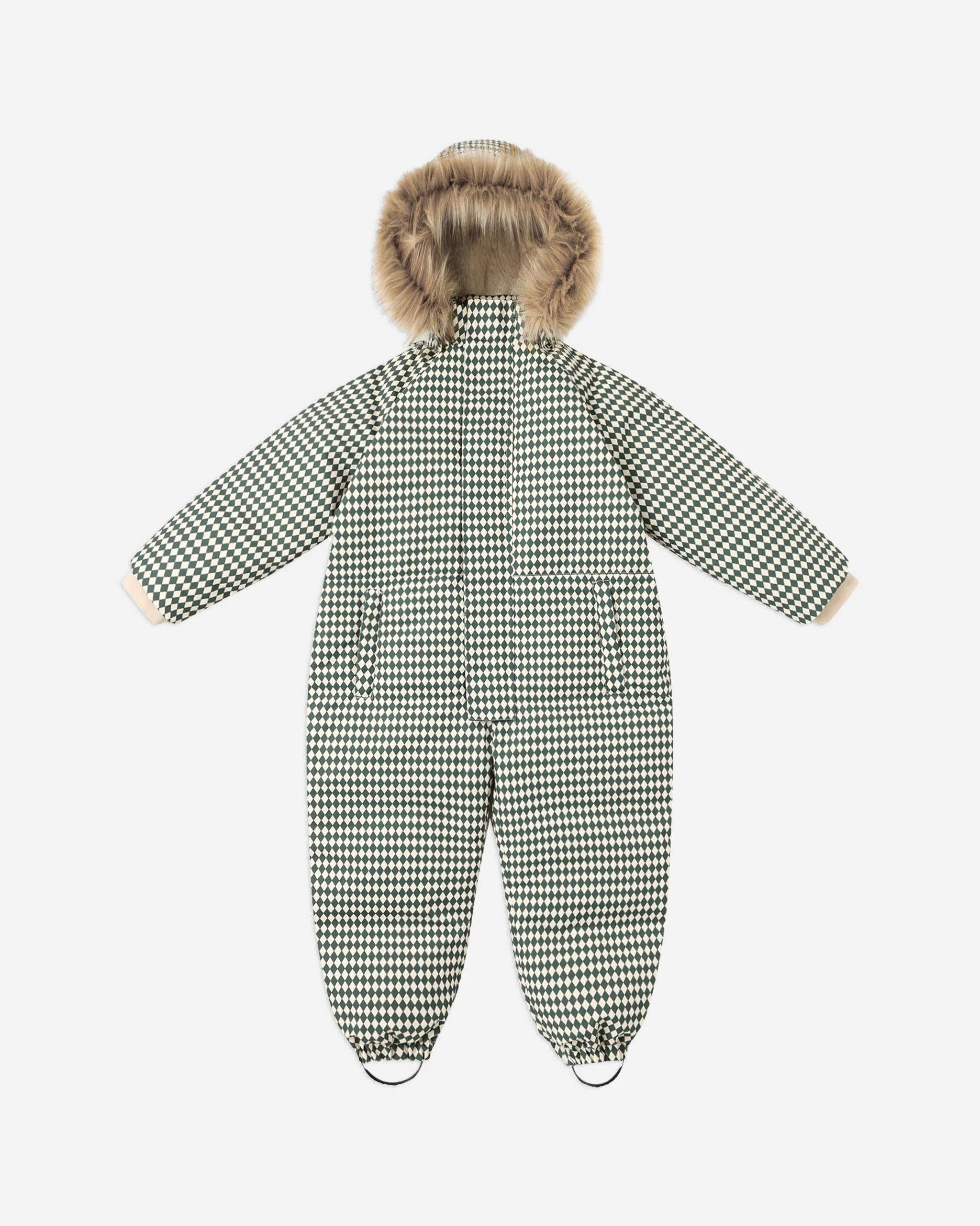 Ski Snowsuit || Green Diamond | Rylee + Cru