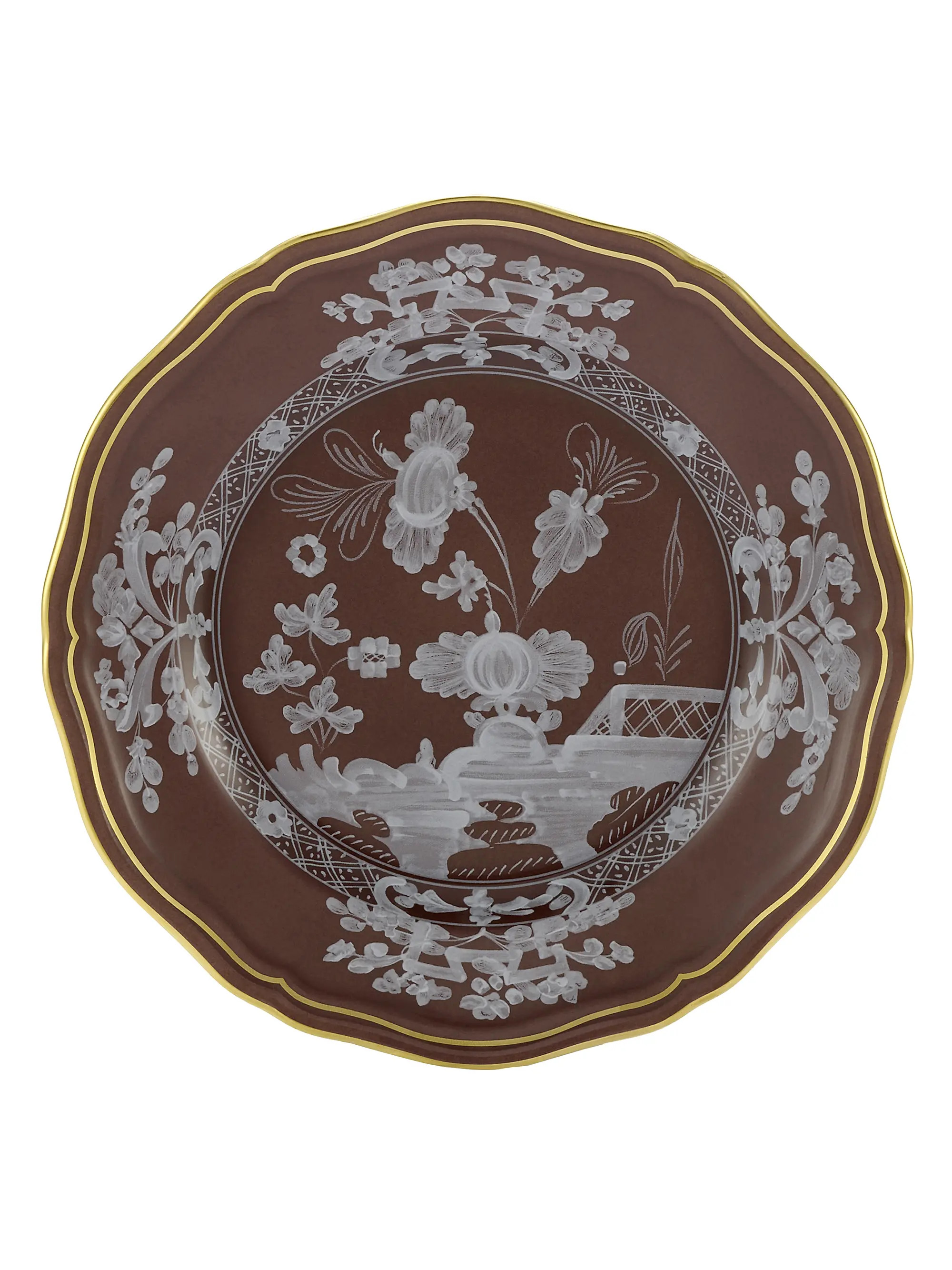 Ginori 1735 Oriente Italiano Gold-Rimmed Plate Collection | Saks Fifth Avenue | Saks Fifth Avenue