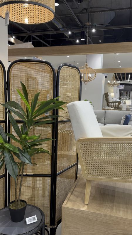 Rattan for days 😍 Fell in love with this natural woven moment at the new Wayfair store in Chicago! @wayfair #wayfair #wayfairpartner

#LTKHome #LTKSeasonal #LTKVideo