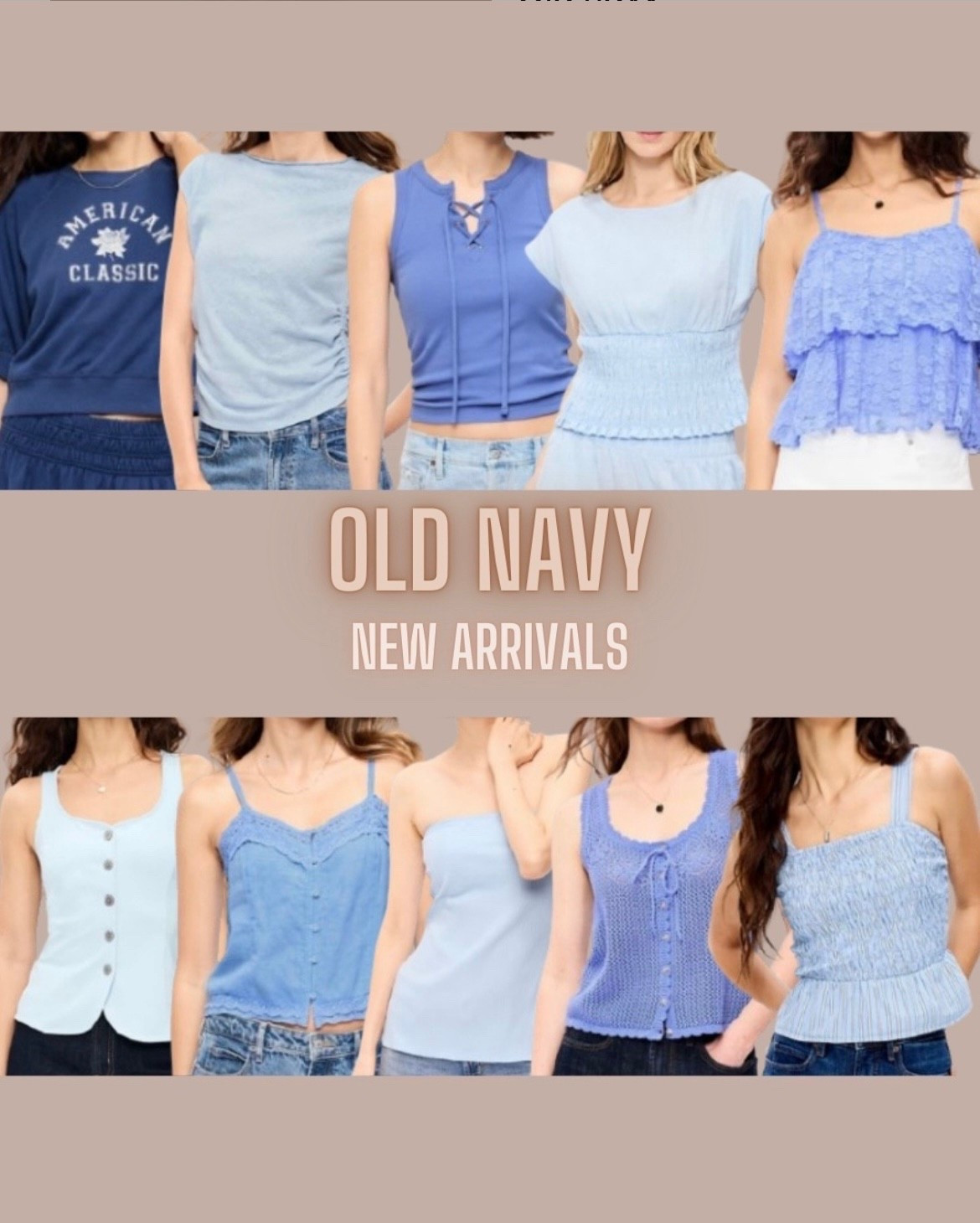 Cyber sale 50% off everything! 

Old navy
Tank top
Summer tops
Denim top
Lace tank


#LTKSaleAlert
