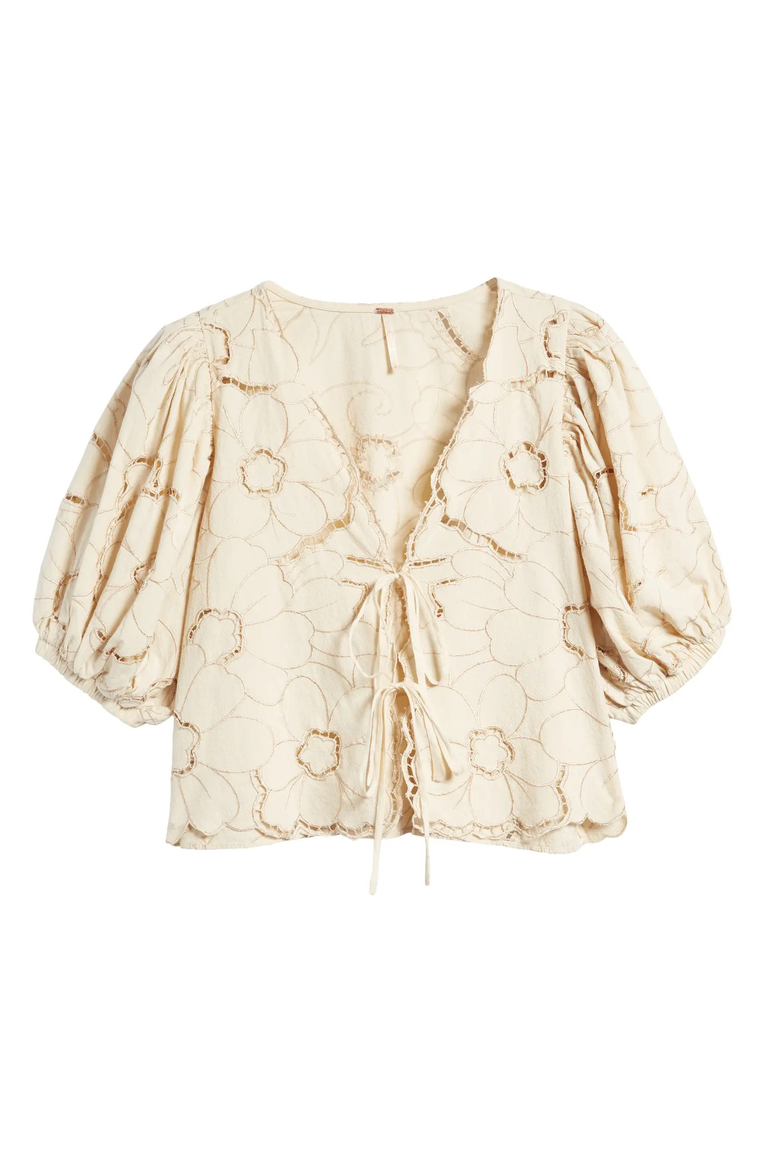 Free People June Embroidered Crop Top | Nordstrom | Nordstrom