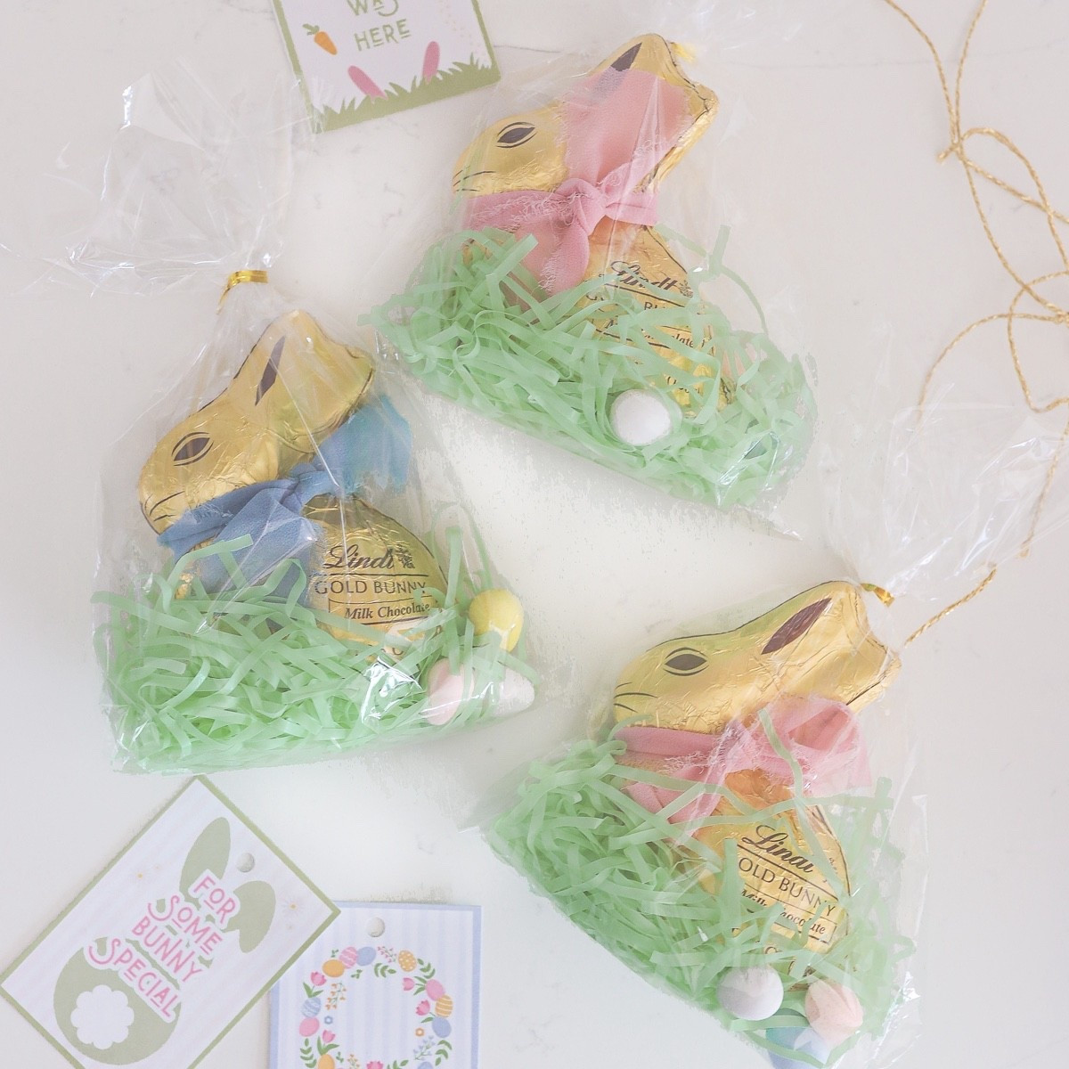 Elevate a classic chocolate bunny with a soft chiffon ribbon and a printable Easter tag for a simple but sweet and personal Easter gift idea!  

#LTKKids #LTKHome #LTKSeasonal