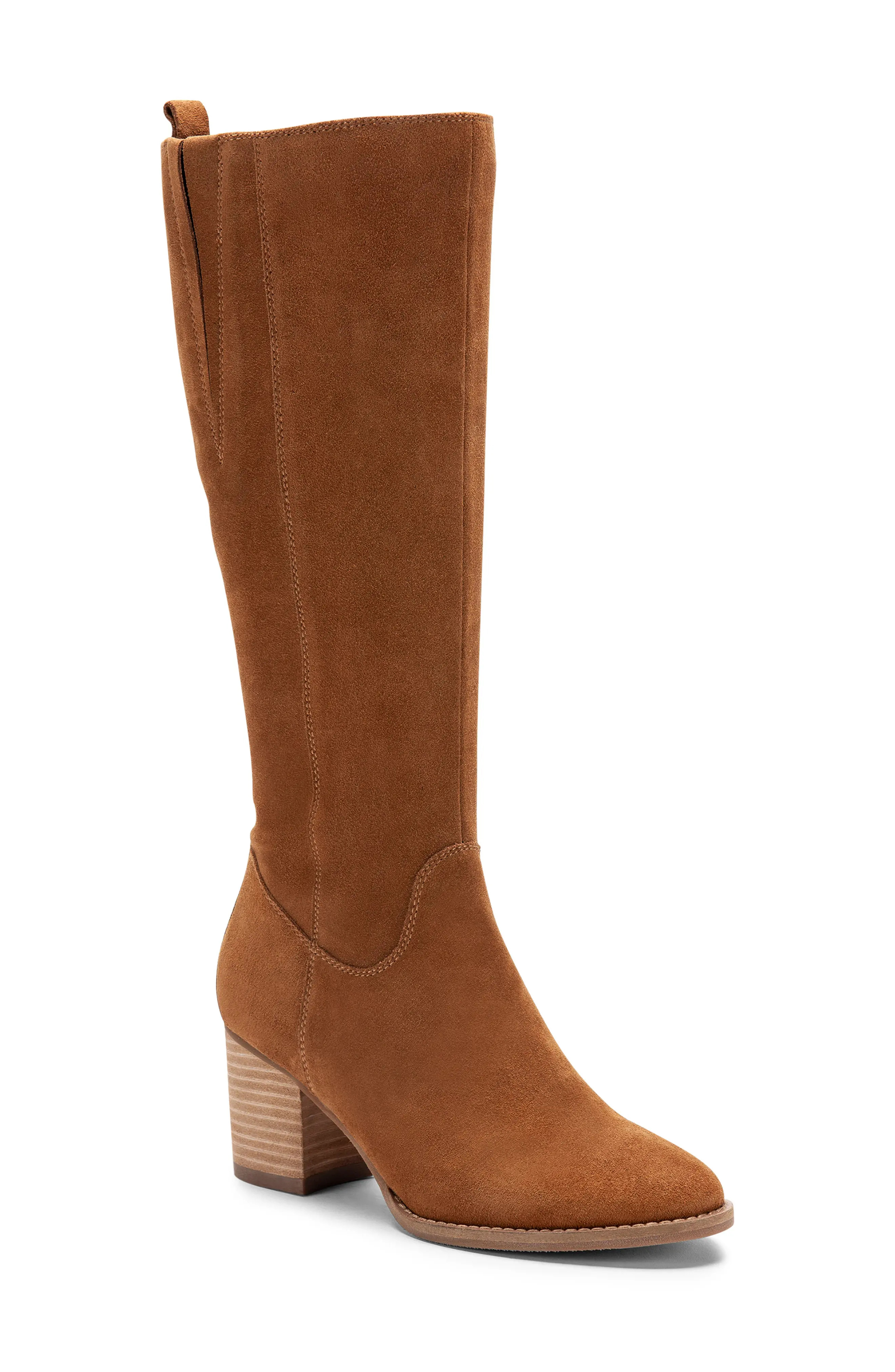 Women's Blondo Nikki Waterproof Knee High Waterproof Boot, Size 7.5 M - Brown | Nordstrom