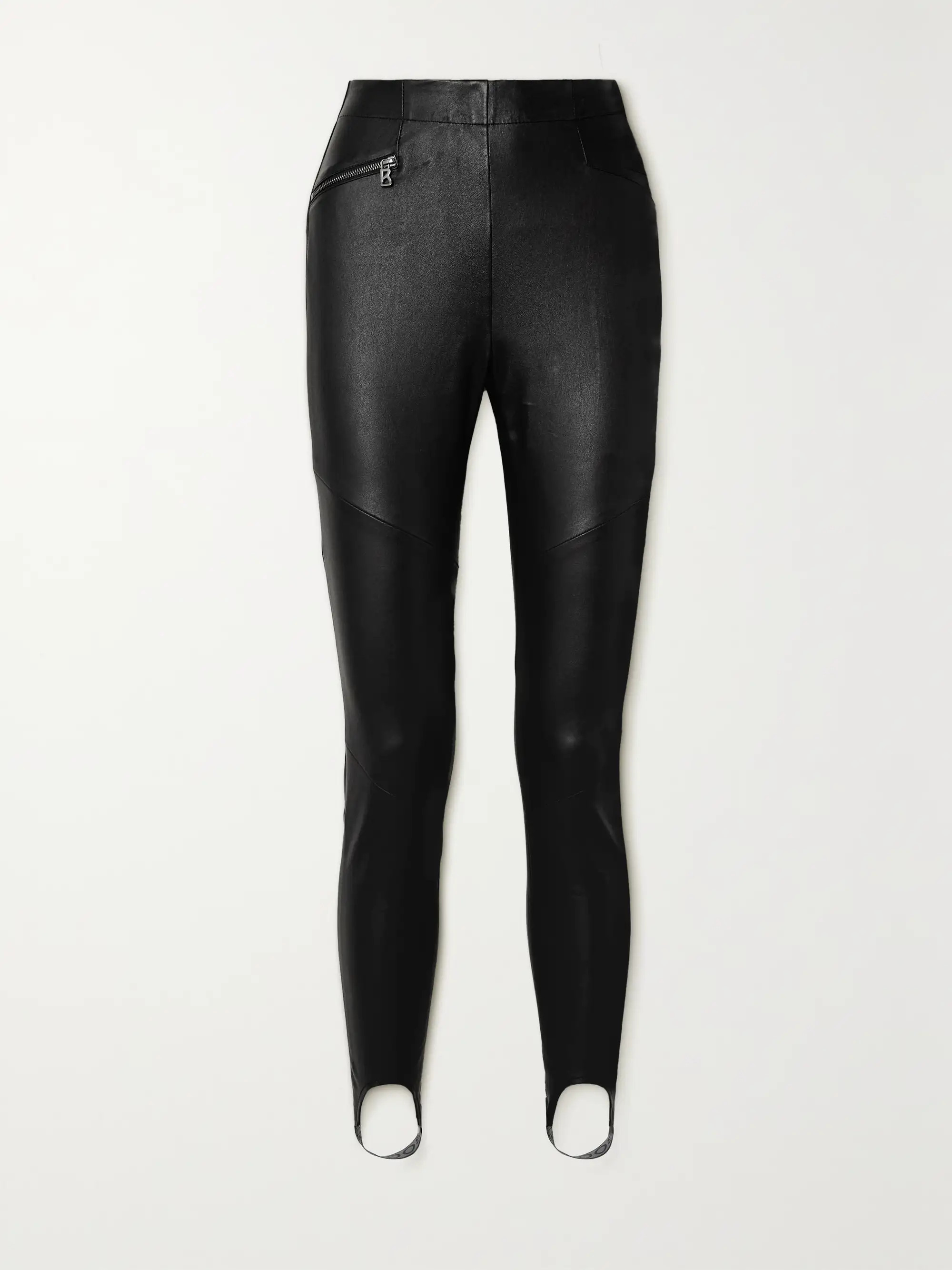 Jumi-L paneled leather stirrup ski pants | NET-A-PORTER (US)