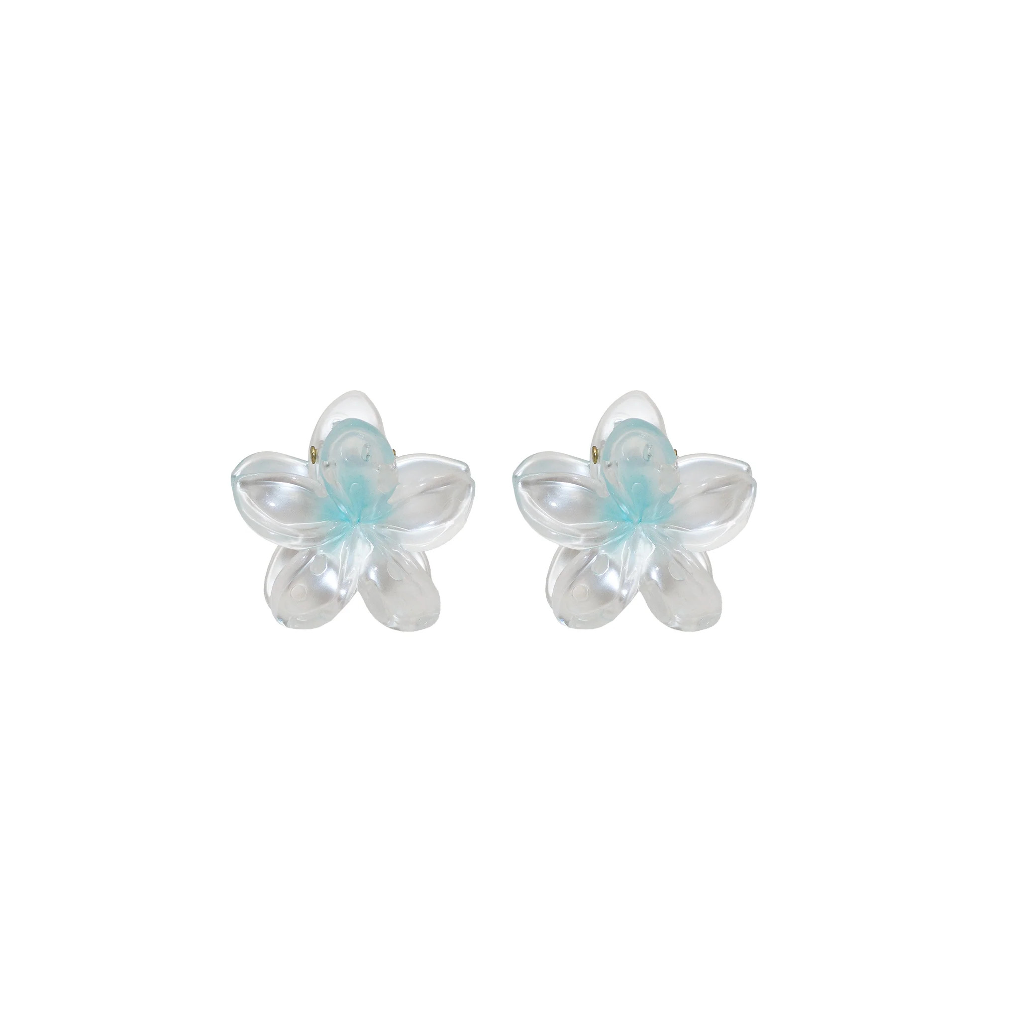 Baby Super Bloom Clip Set in Aqua Pearl | Emi Jay