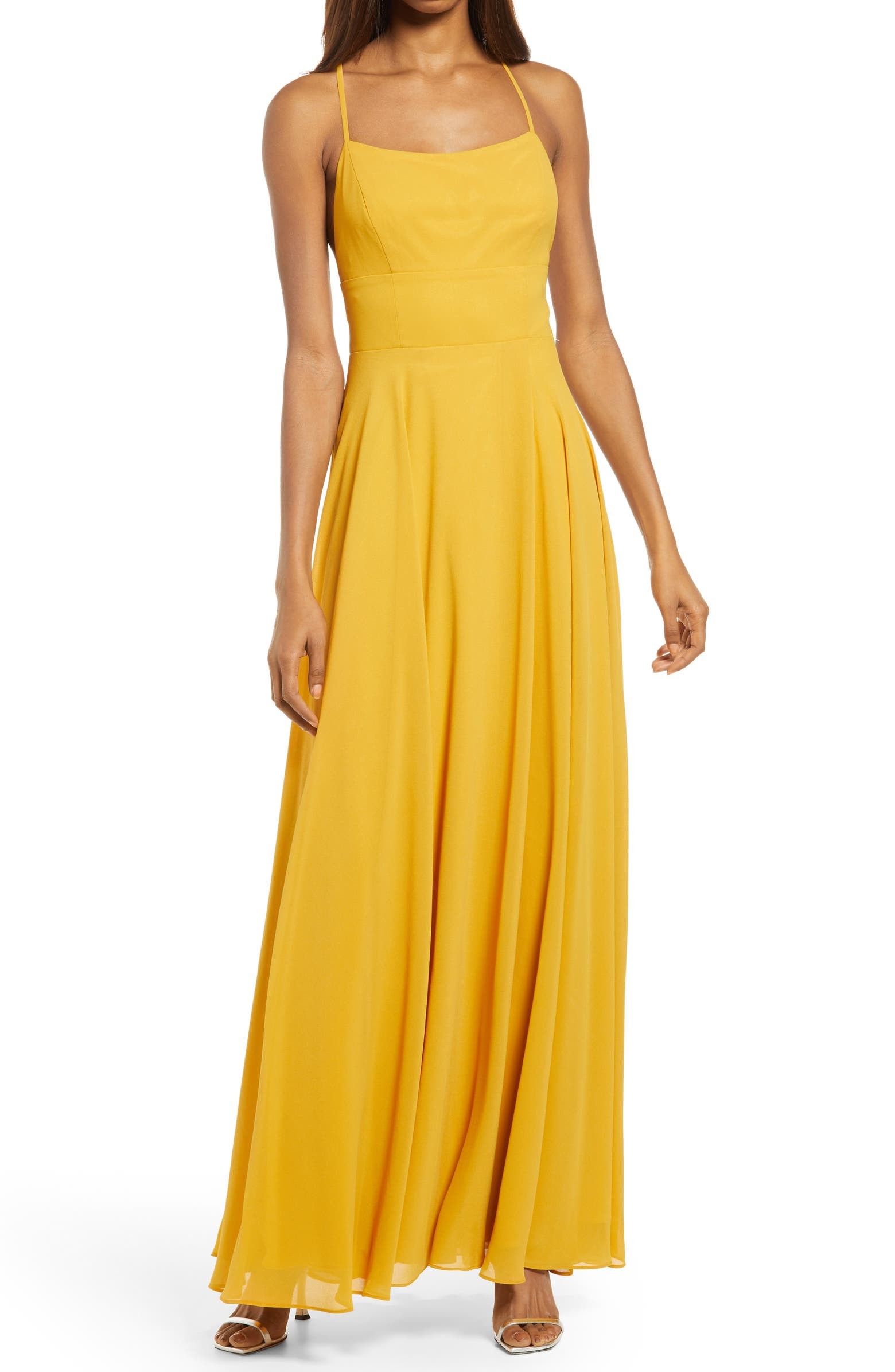 Dreamy Romance Backless Maxi Dress | Nordstrom