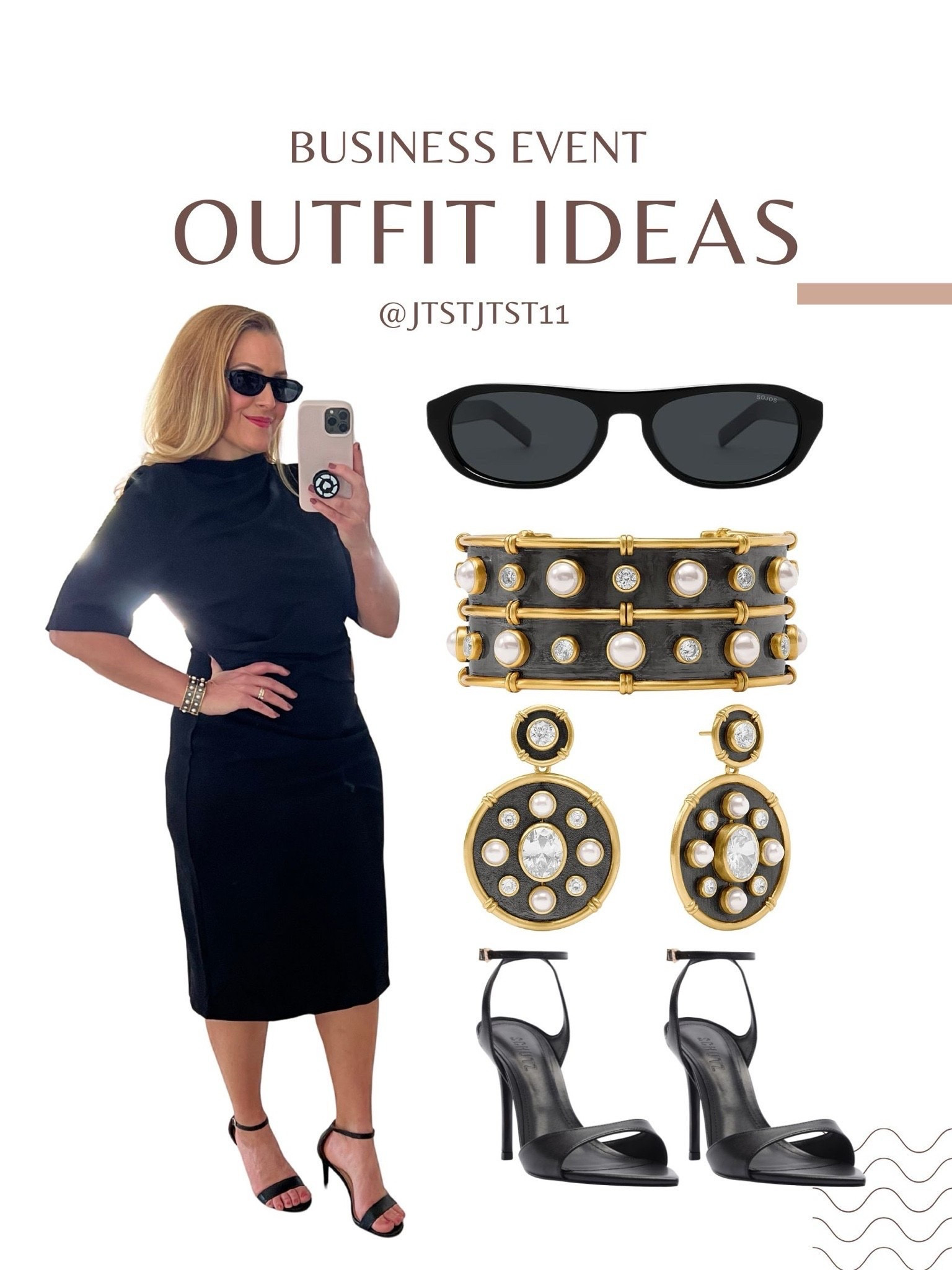 🖤#ad Heading directly from the office to a business event? This black midi dress is beautiful, comfortable and looks professional! @Maggy London #maggylondon 

🖤BLACK MIDI DRESS: With all of the holiday parties coming up October through December, here’s a versatile black midi dress that you can wear multiple times.

🖤You can even wear it into the office. Love the cut. It’s super flattering.

🖤Wearing a size 12. Fits true by size. There’s stretch in the fabric and it zips up the back.

🖤Use PROMO Code: PICKEDBYML15 on your next order!

#LTKSeasonal #LTKOver40 #LTKSaleAlert #LTKTravel #LTKgrwm #LTKootd #LTKMidsize #LTKU #LTKWorkwear #LTKWedding