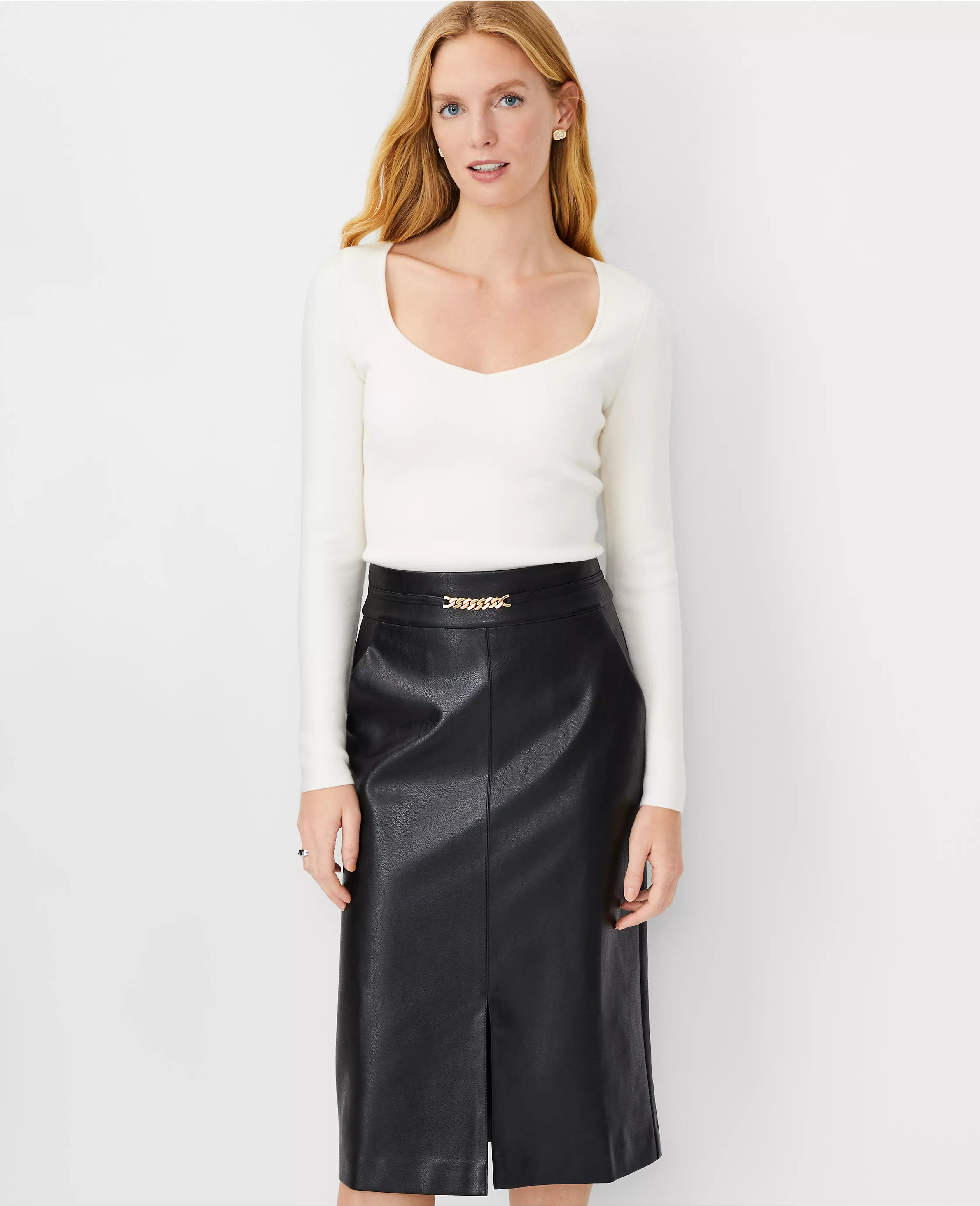 Sweetheart Neck Sweater | Ann Taylor (US)