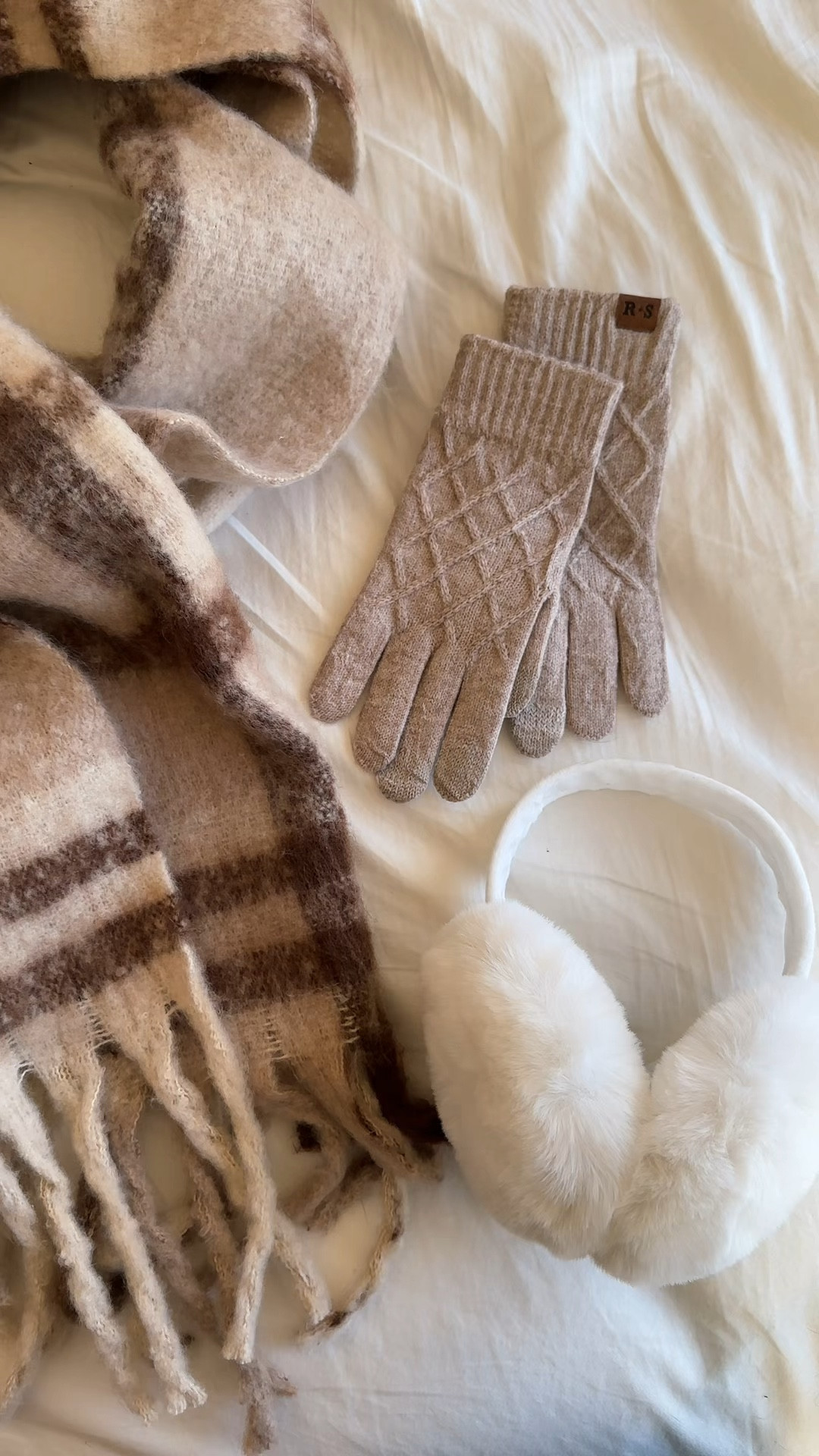 Winter essentials - cold weather favorites- warm outfit- gloves- ear muffs- chunky knitted scarf

#LTKfindsunder50 #LTKstyletip #LTKSeasonal