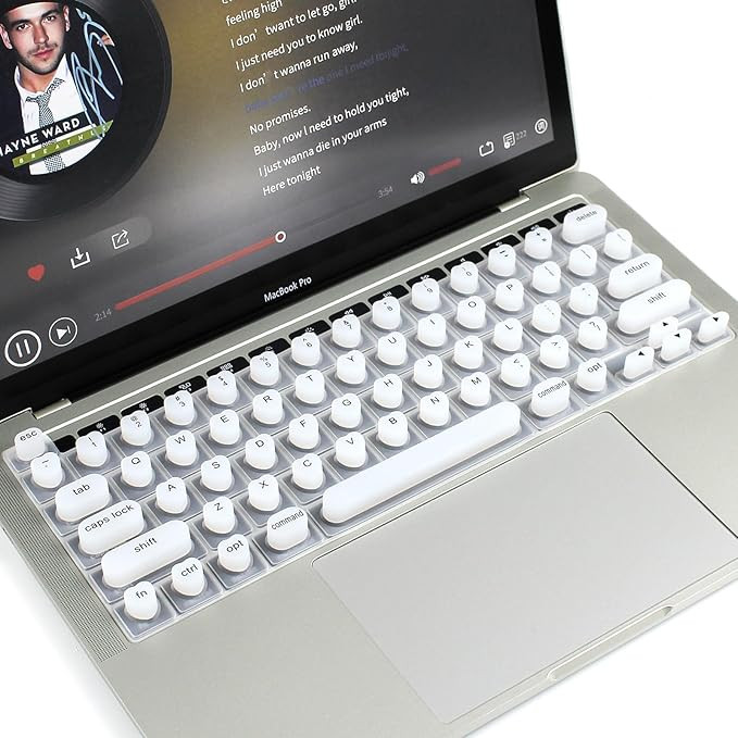 Keyboard Cover for Long Nails, Acrylic Gel Nails - Silicone Keyboard Protector Skin with Raised K... | Amazon (US)