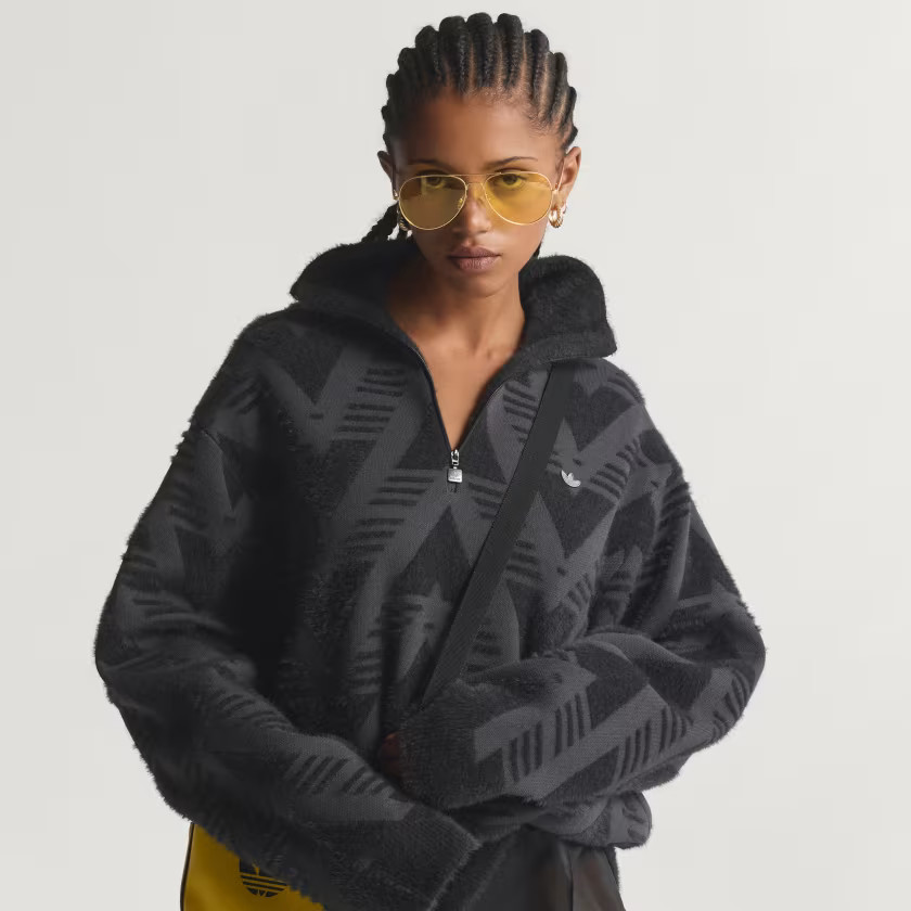 KNITTED HALF-ZIP SWEATER | adidas (UK)