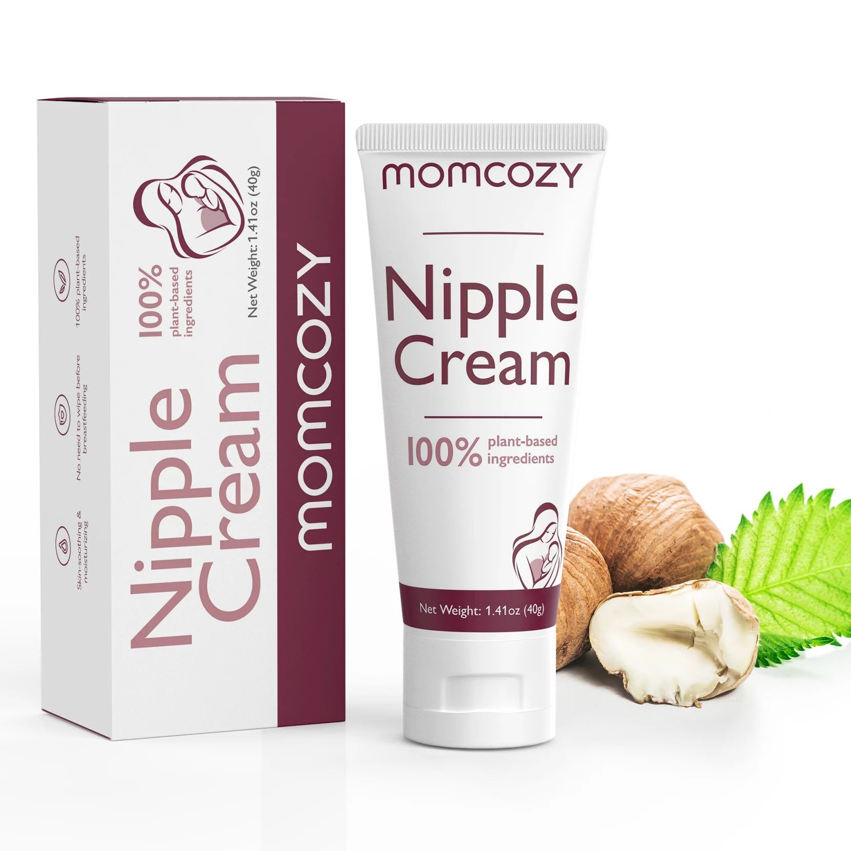 Momcozy 100% Natural Nipple Cream 1.41oz, Vegan Lanolin-free Nipple Butter, Used with Momcozy M5 ... | Walmart (US)
