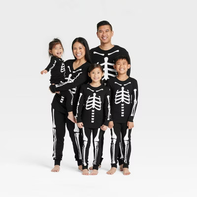 Halloween Skeletons Matching Family Pajama Set - Hyde & EEK! Boutique™ Black | Target