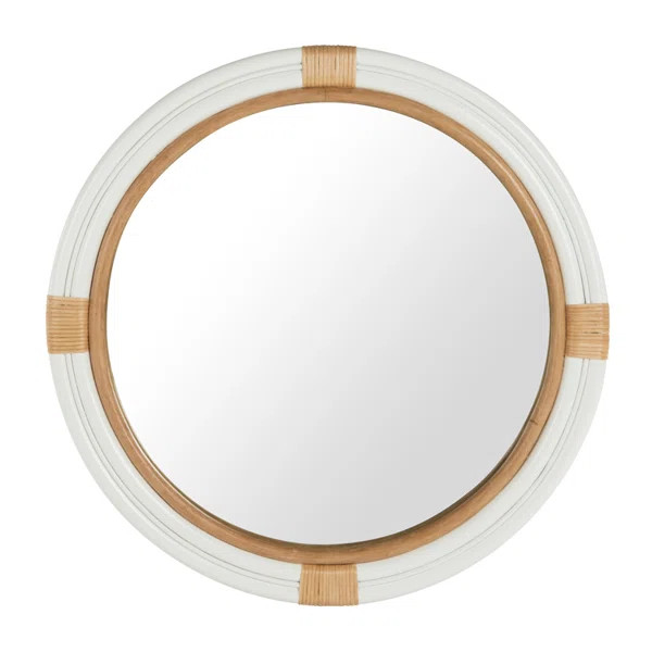 Round Rattan Wall Mirror | Wayfair North America