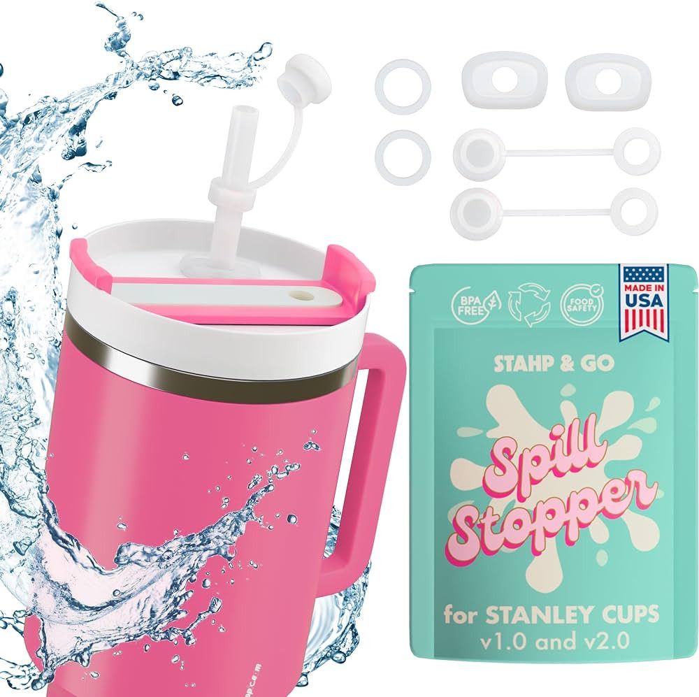 Amazon.com: Silicone Spill Stoppers for Stanley Cups | Stanley Spill Stopper 40oz 30oz 1.0 and 2.... | Amazon (US)
