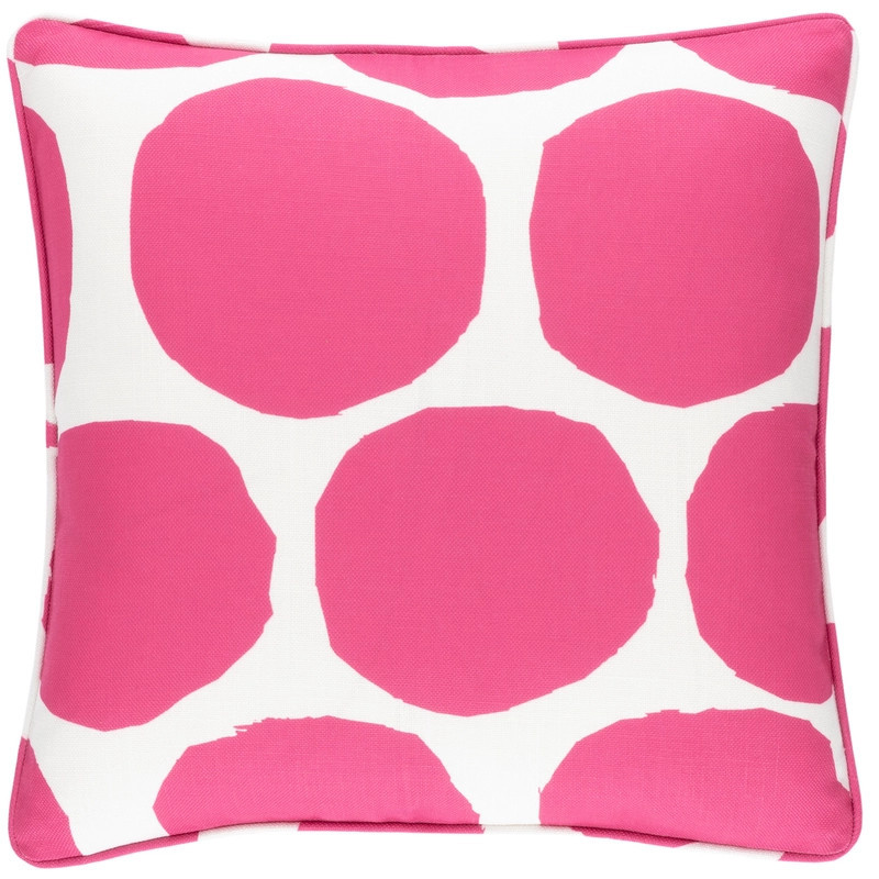 On The Spot Fuchsia Indoor/Outdoor Decorative Pillow | Annie Selke