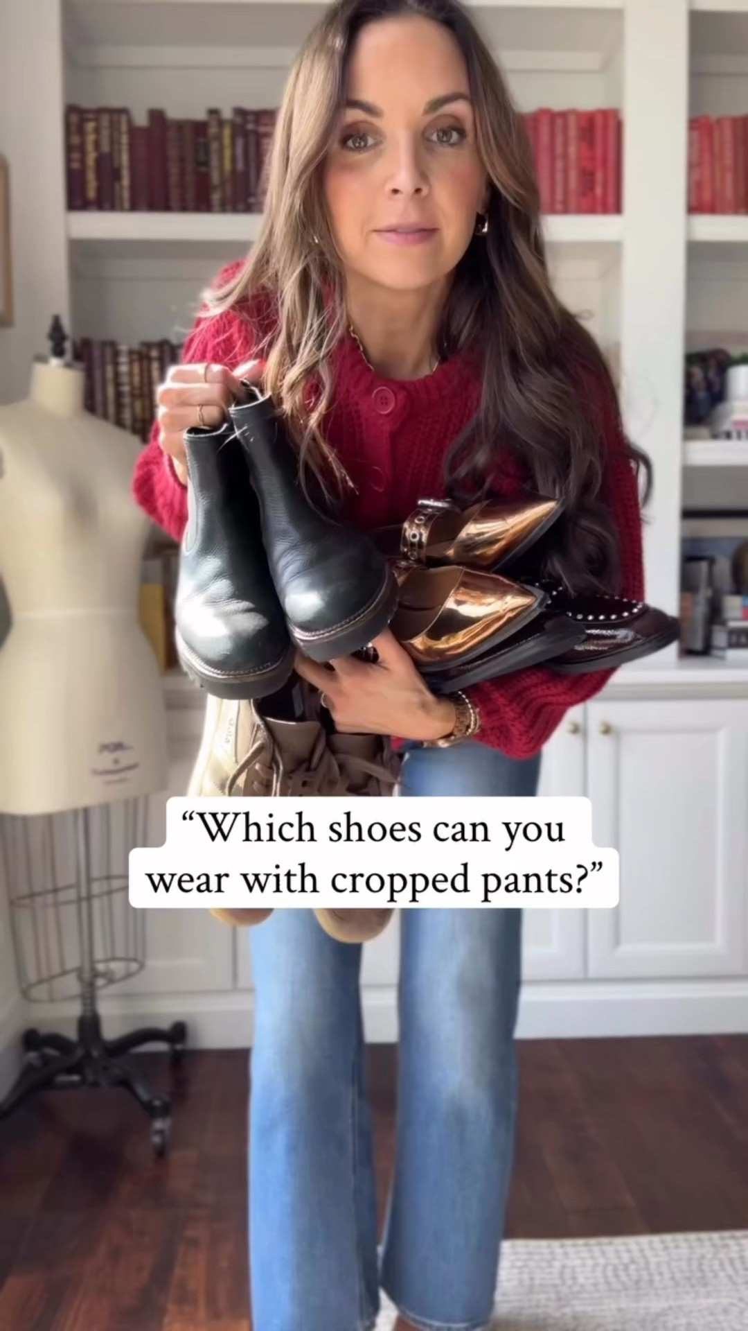 Shoes that work best with a cropped pant! Wearing @quince Bella jeans, size 26, inseam 28! I’m 5’6

#LTKSeasonal #LTKShoeCrush