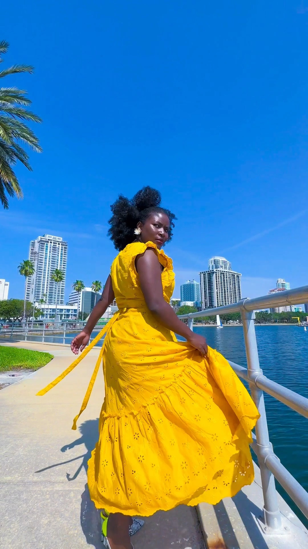 This gorgeous Sunny dress has an interesting effect of providing you with Positive Energy & so much
joy # ahhhh I Truly adore It. 

Yellow dress style, , Wrap dress , summer dresses , wedding guest dress, Spring dress , outfit inspiration, fashion style, yellow dress, Yellow Wrap dress, minimal style, high heels, spring style, outfit ideas for you , petite style, Spring outfits, look book, summer dresses, 

#LTKfit #LTKU #LTKFind