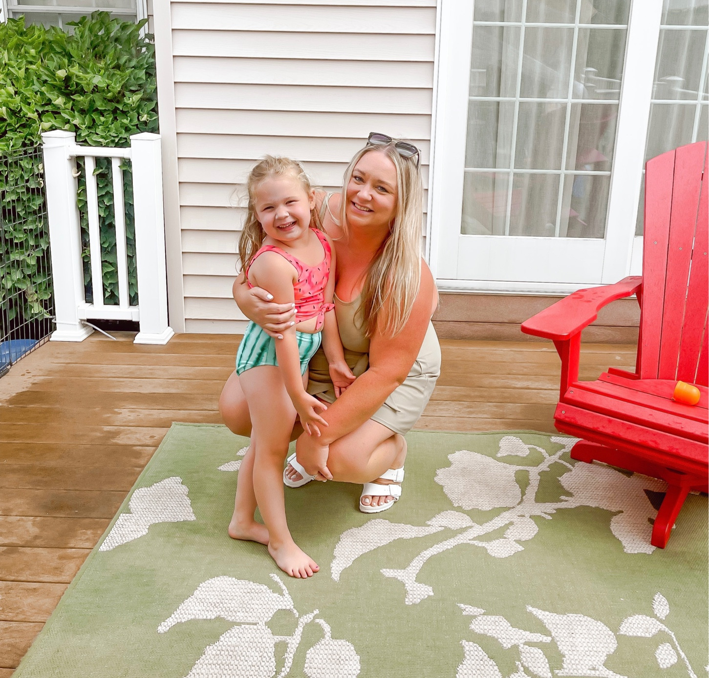 Pool time with my little bestie - in some of our favorite swim suits! ☀️🍉 

#LTKswim #LTKcurves #LTKkids