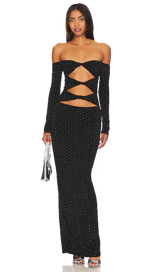 Ryliana Maxi Dress in Black | Revolve Clothing (Global)