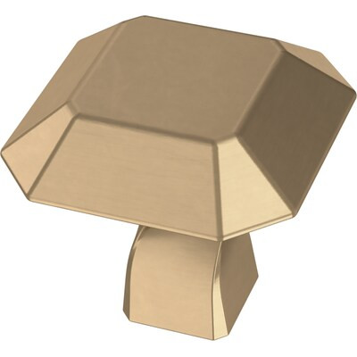 Franklin Brass Napier 1.12-in Champagne Bronze Square Cabinet Knob Lowes.com | Lowe's