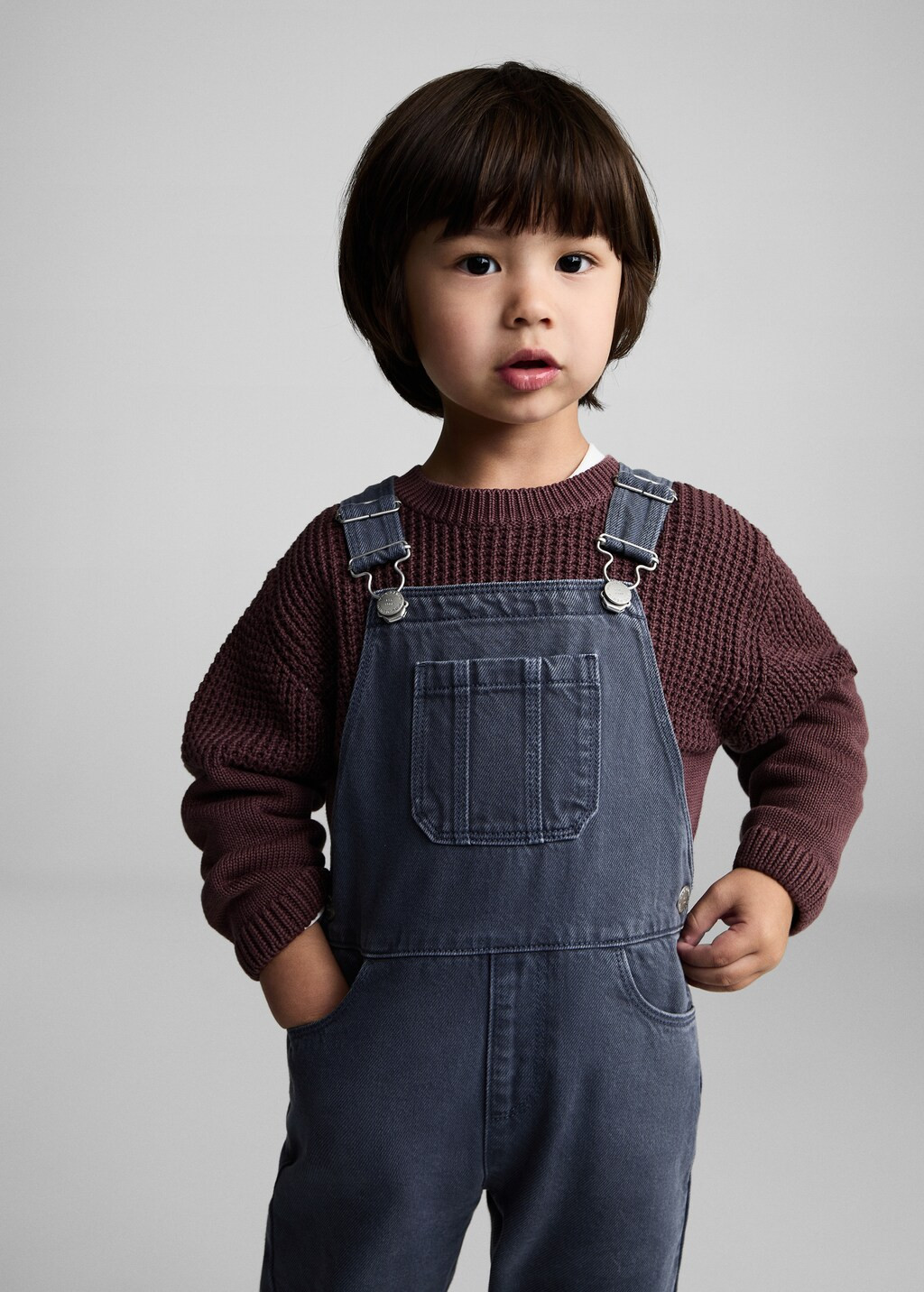 Long denim dungarees - Kids | MANGO USA | Mango (US/MX/AU)