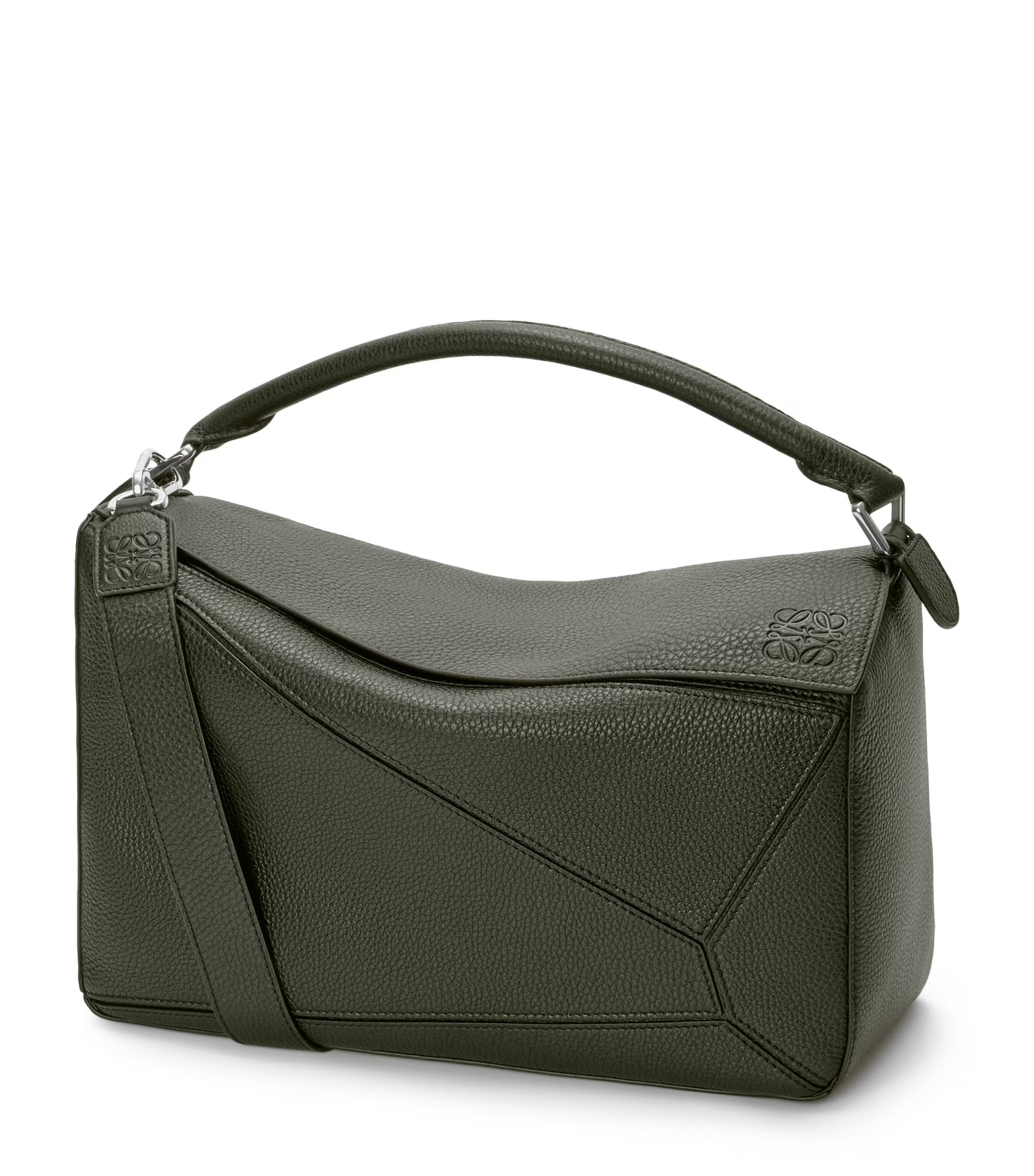 Loewe Large Leather Puzzle Top-Handle Bag | Harrods (US)