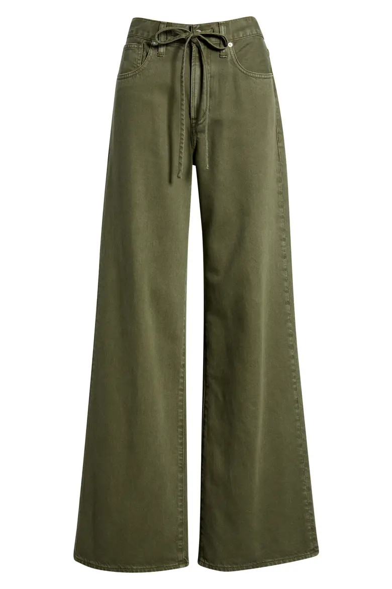The Ultimate Wide Leg Drawstring Airy Denim Jeans (Women) | Nordstrom | Nordstrom