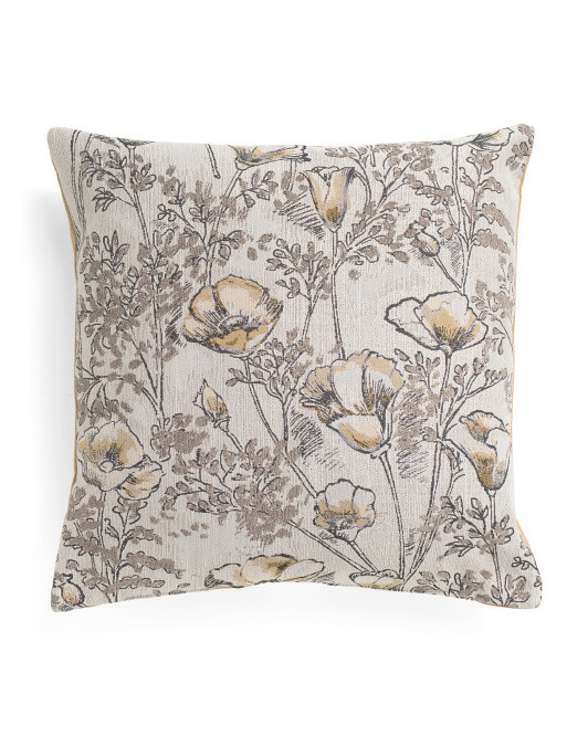Made In Usa 22x22in  Floral Decorative Pillow | TJ Maxx