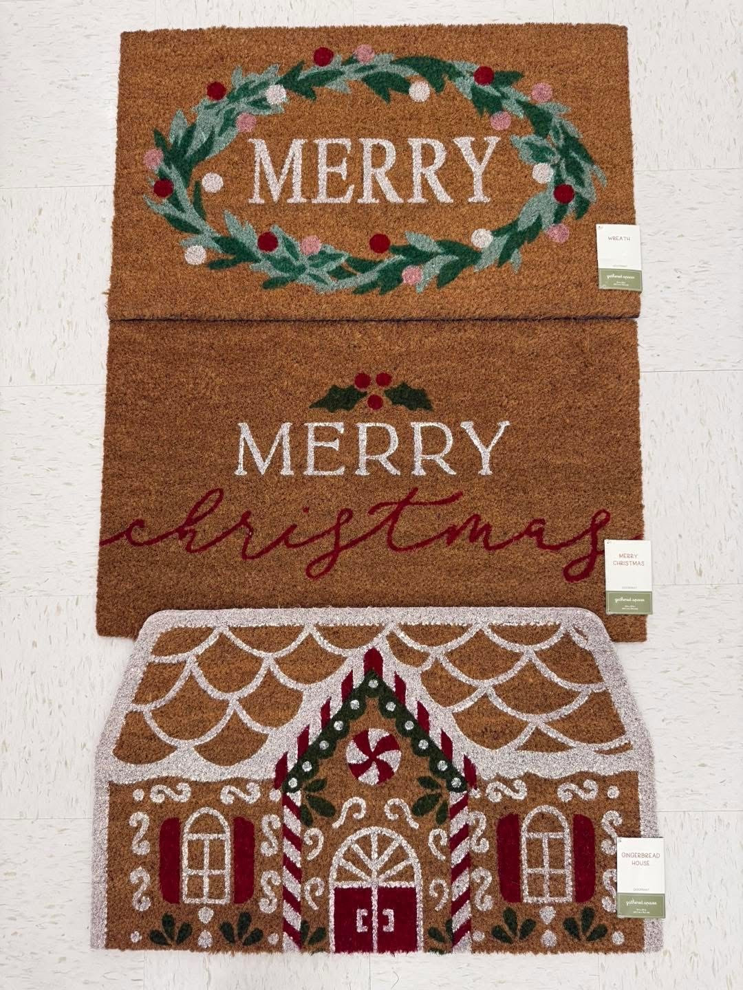 Christmas mats have arrived!!! #christmas #christmasdecor 

#LTKHome #LTKHoliday #LTKFamily