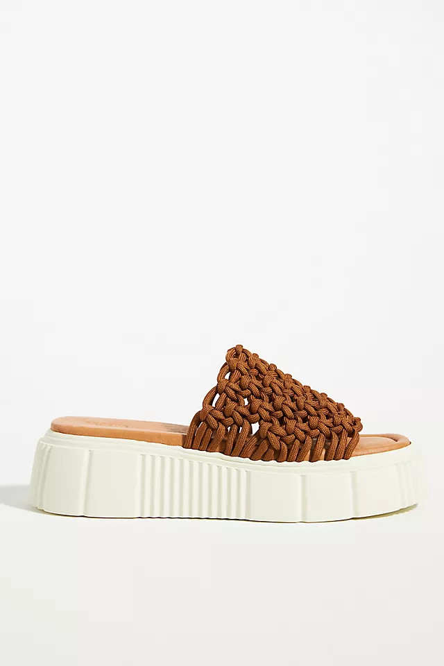 Maeve Crochet Platform Sandals | Anthropologie (US)
