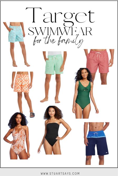 Target swimwear for the whole family, swimsuits for women, men, and boys 

#LTKstyletip #LTKfindsunder100 #LTKswim