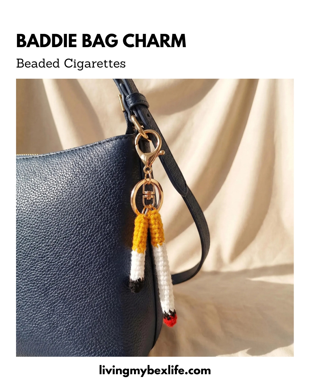 Beaded cigarette bag charm | it bag, work bag, bagtok, coachtok, coach bag, vintage bag, bag decoration, charm for bag, bag accessory, brat summer, luxury bag, designer handbag 

 #LTKootd #LTKmomlife #LTKU