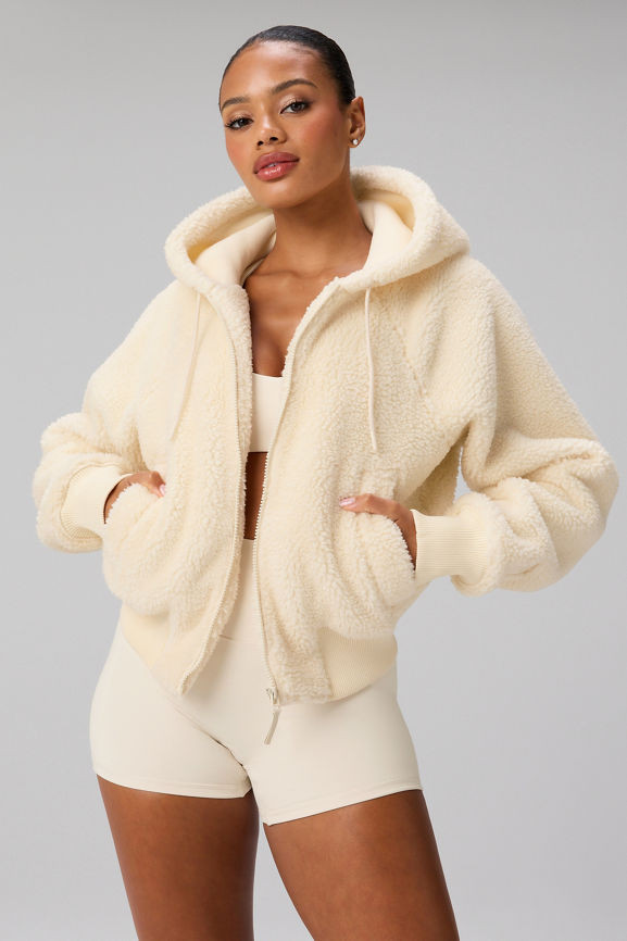 Teddy Hooded Jacket | Fabletics