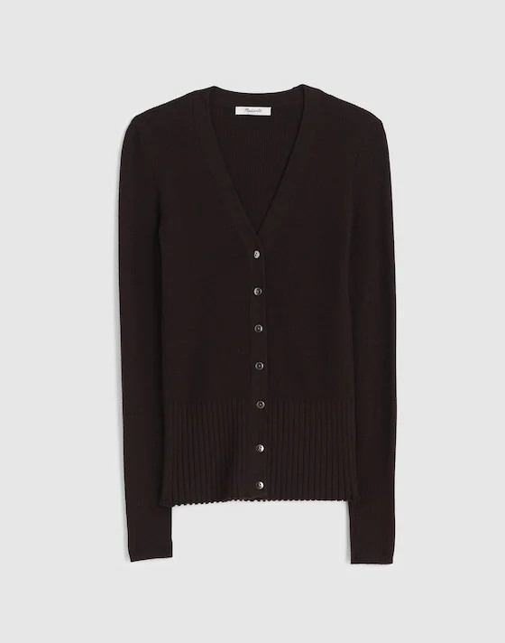 Deep V-Neck Cardigan | Madewell | Madewell