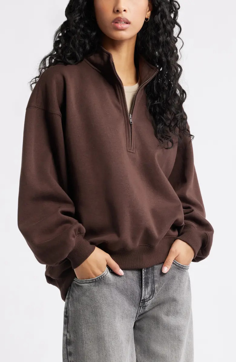 BP. Relaxed Quarter Zip Pullover | Nordstrom | Nordstrom