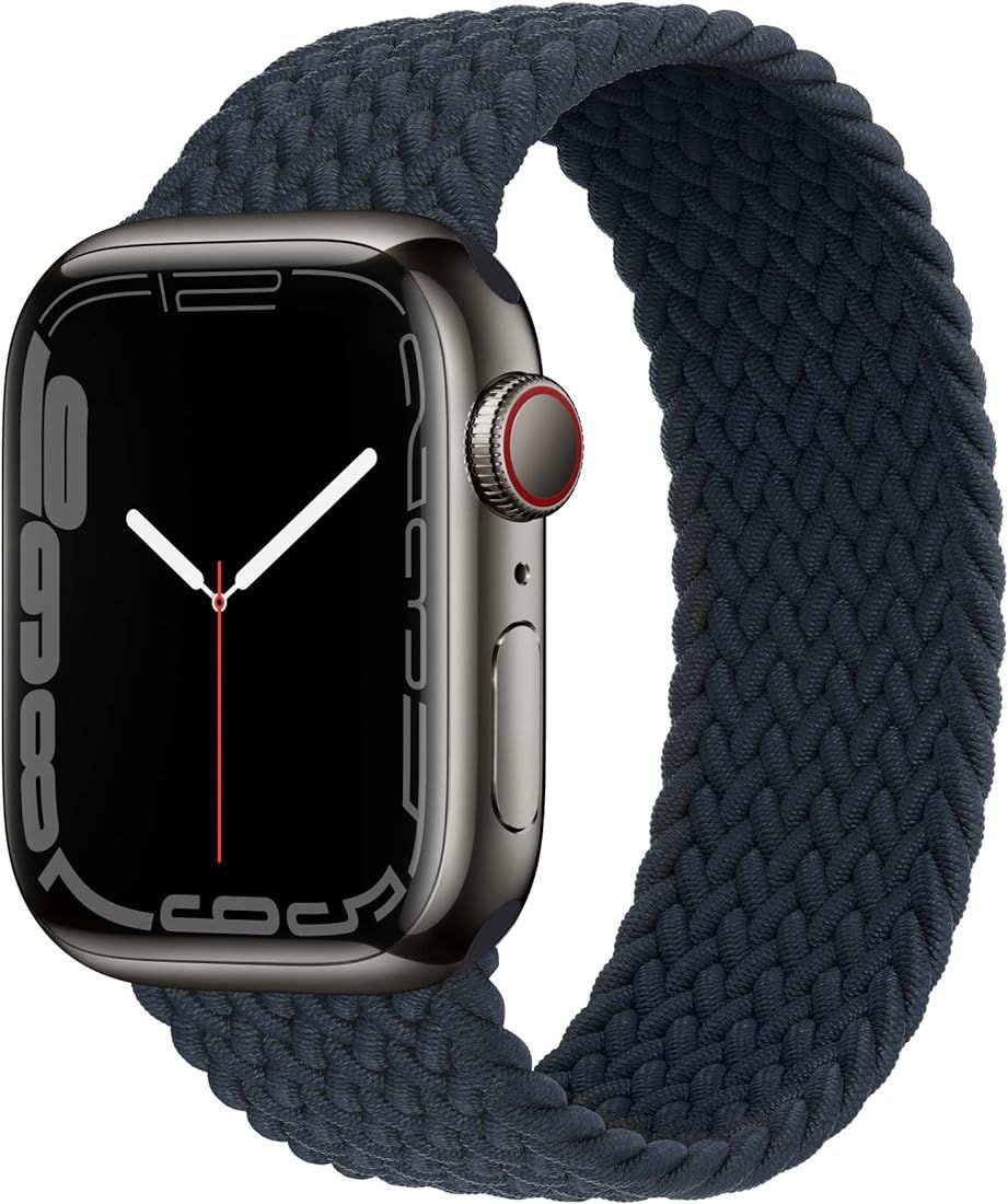 Proworthy Lace Braided Solo Loop Compatible With Apple Watch Band 38mm 40mm 41mm 42mm 44mm 45mm 49mm | Amazon (US)